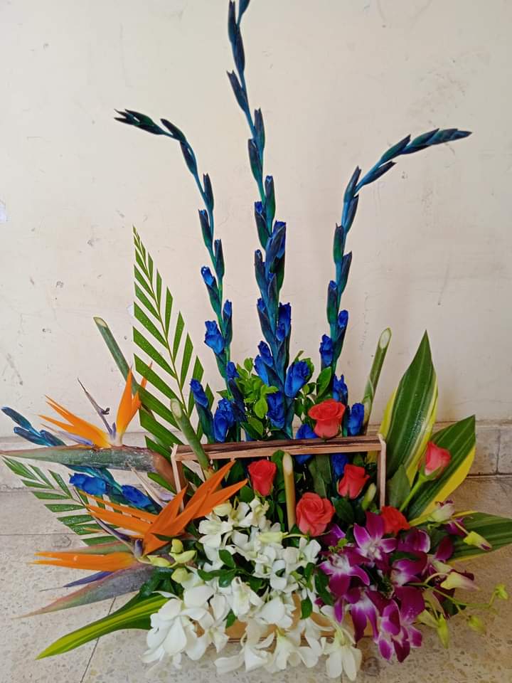 Bed of Flowers wedding planner decoration
