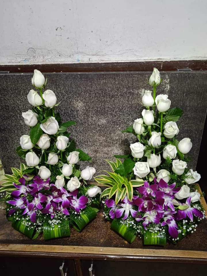 Bed of Flowers wedding planner decoration