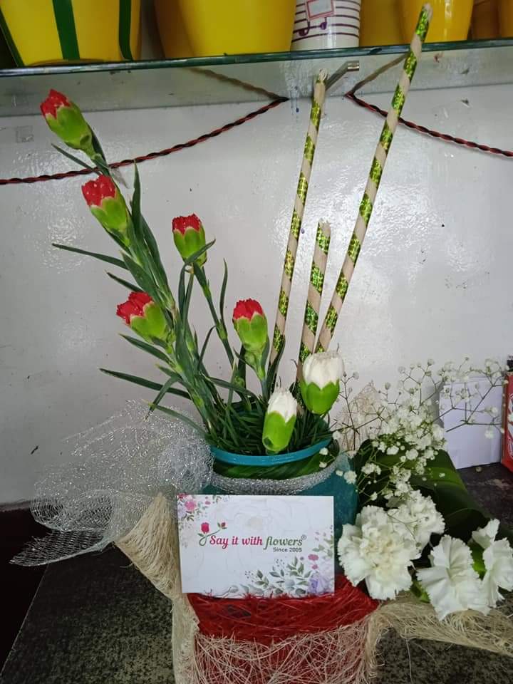 Bed of Flowers wedding planner decoration